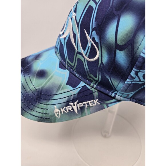 KRYPTEK FISH PONTUS BLUE GREEN OUTDOOR CAP BASEBALL HAT UNISEX OSFM FISHING MENS - Picture 3 of 15